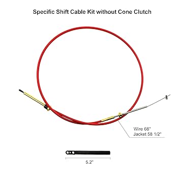 Amazon.com: Qnbes Shift Cable Kit Fit for OMC Cobra